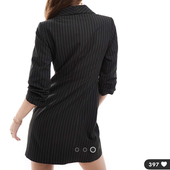 NWT Striped Blazer Dress - Picture 3 of 4
